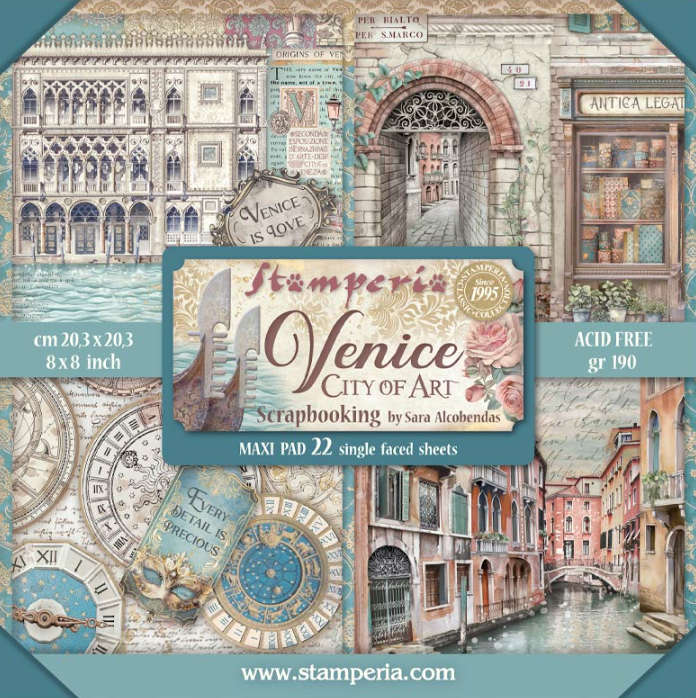 Stamperia - Venice City of Art (8x8")