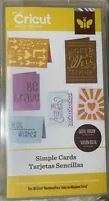 Cricut Cartridge: Simple Cards
