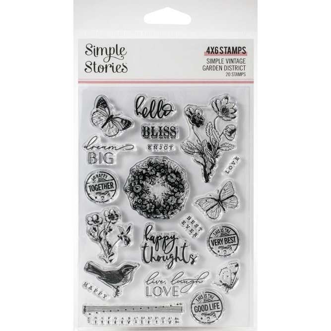 SS - Simple Vintage Garden District Stamps