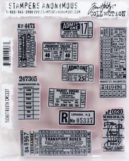 Tim Holtz - Ticket Booth Stamps