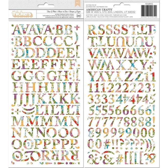 BB - Time & Place Alphabet