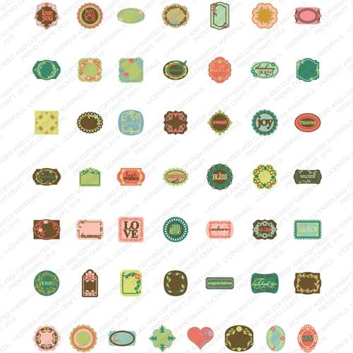Cricut Lite : Lacy Labels