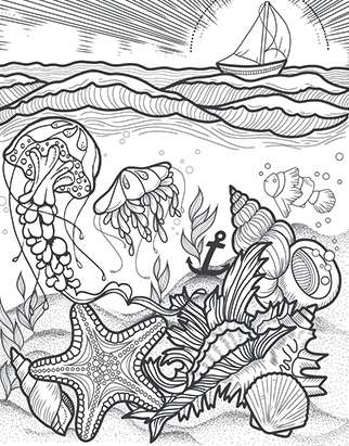 Spellbinders - Aquatic Scene