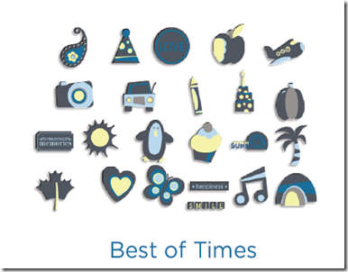 Cricut Cartridge: Best Of Times Sampler