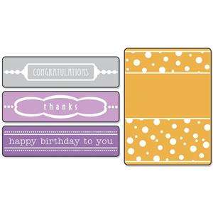 Sizzix - Birthday Congrats & Thanks