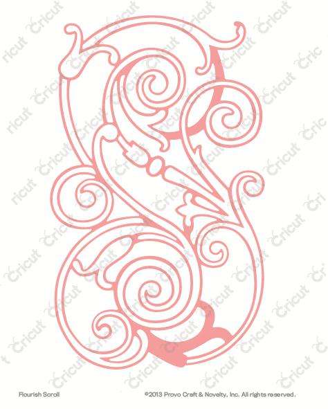 Cuttlebug Flourish Scroll