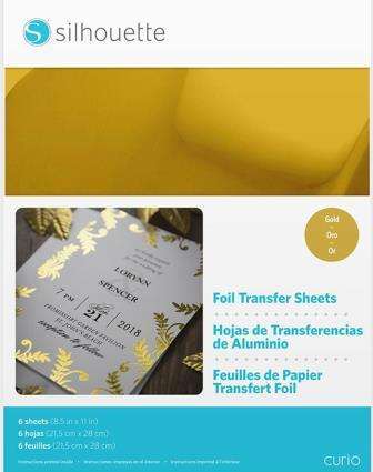 Foil Transfer Sheets - Gold