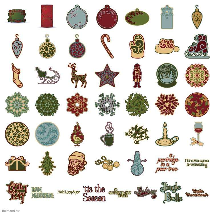 Cricut Cartridge: Holly and Ivy