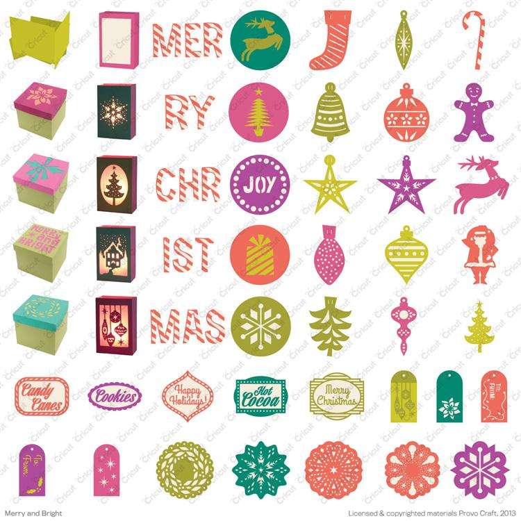 Cricut Cartridge: Merry & Bright