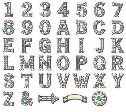 Cricut Cartridge: Monogram Motifs