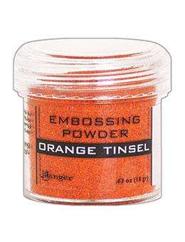 Embossing Powder - Orange Tinsel