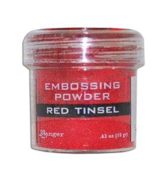 Embossing Powder - Red Tinsel