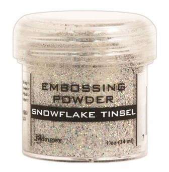 Embossing Powder - Snowflake Tinsel