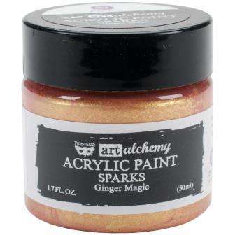 Finnabair Sparks Paint - Ginger Magic
