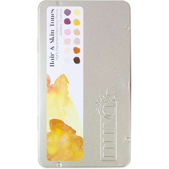 Nuvo Watercolor Pencils - Hair & Skin Tones