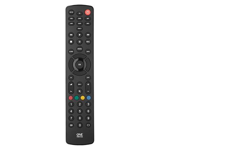 8- Way Universal Remote Control Universal Remote Programmable Remote Black URC 1280