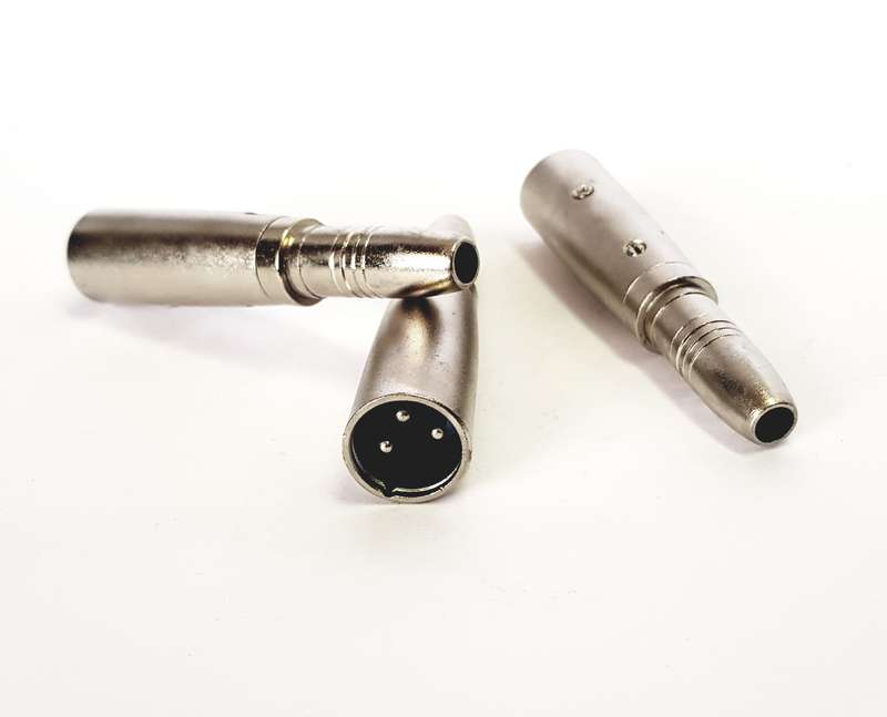 XLR (Male) to 6.3mm MONO (Female) METAL adaptor