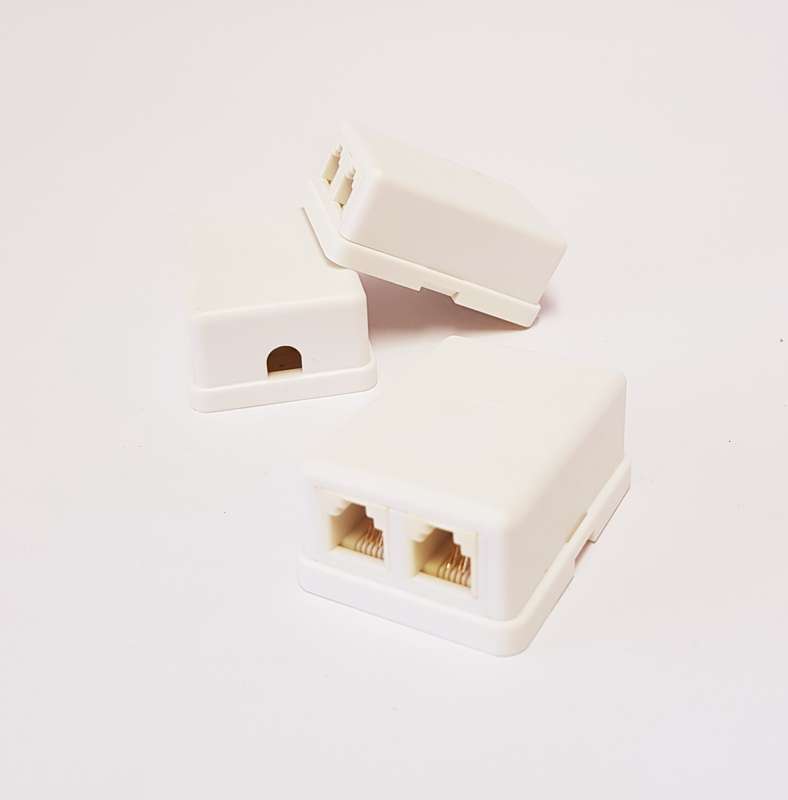 Telephone Wall box - Double (2 x RJ11)