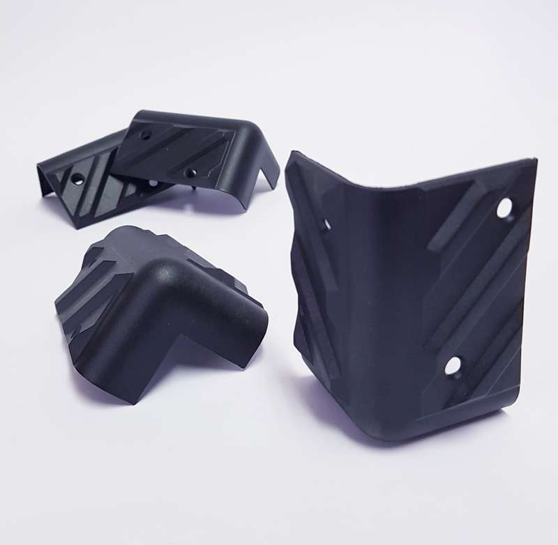 2" SPEAKER BOX CORNER - BLACK (1 PC) Plastic