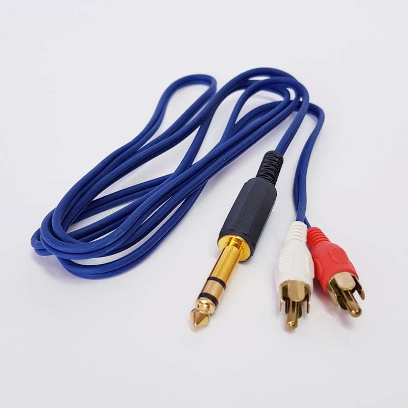 2 RCA - 6.3mm STEREO PLUG (4.5M) S/P
