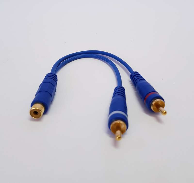 RCA SPLITTER (2M-1F) G/P THICK