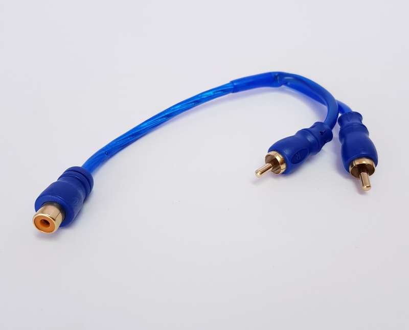 RCA SPLITTER (2M-1F) G/P VERY THICK