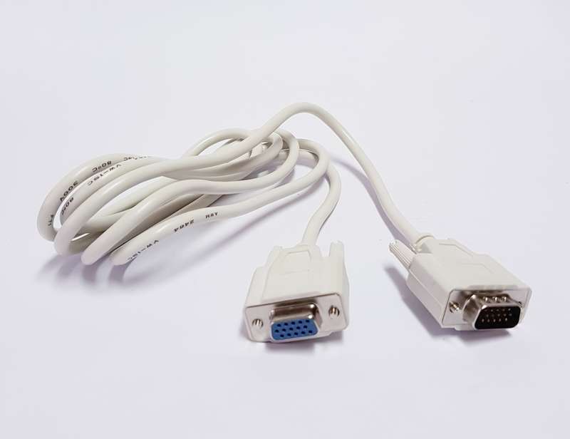 VGA MONITOR CABLE (1.8M) Male to Female plugs
