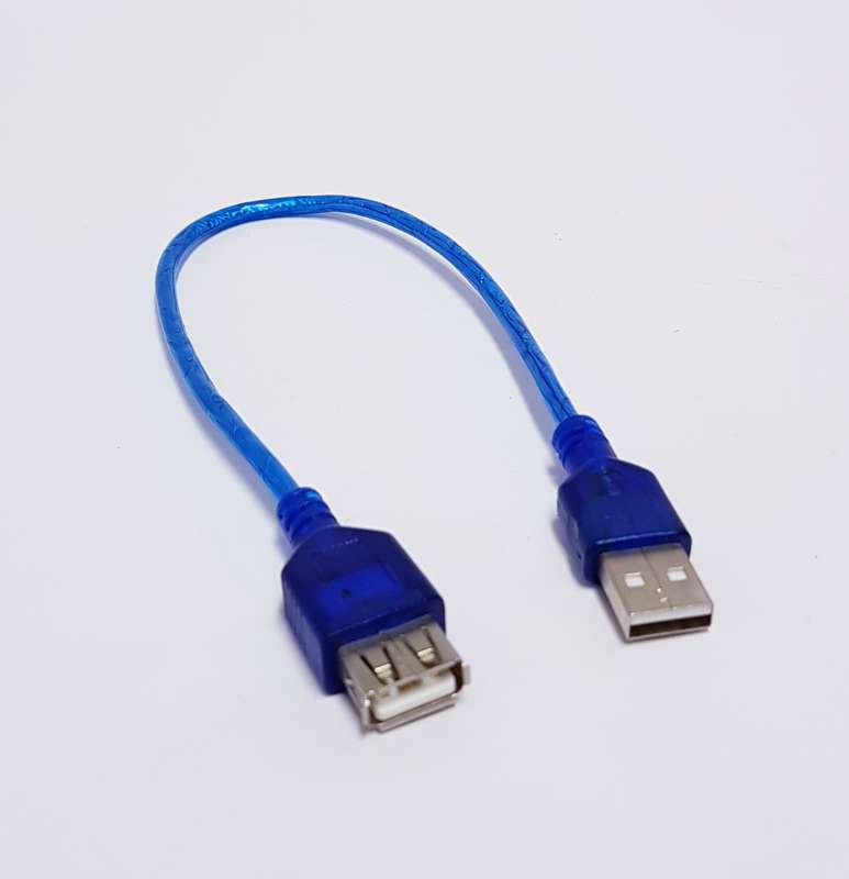 USB-A Male to Female Extension Cable (Short)