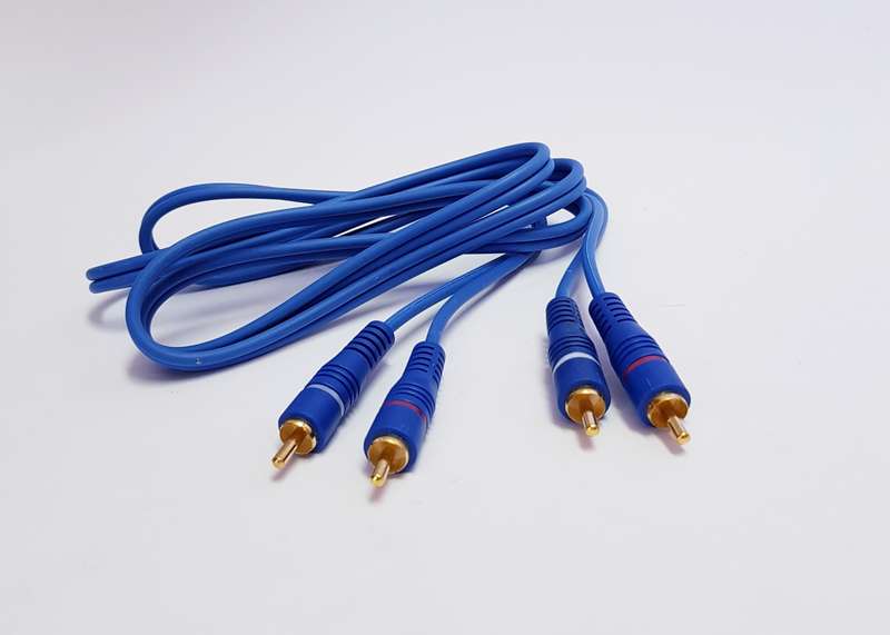 2 RCA - 2 RCA (1.5M) cable Gold THICK