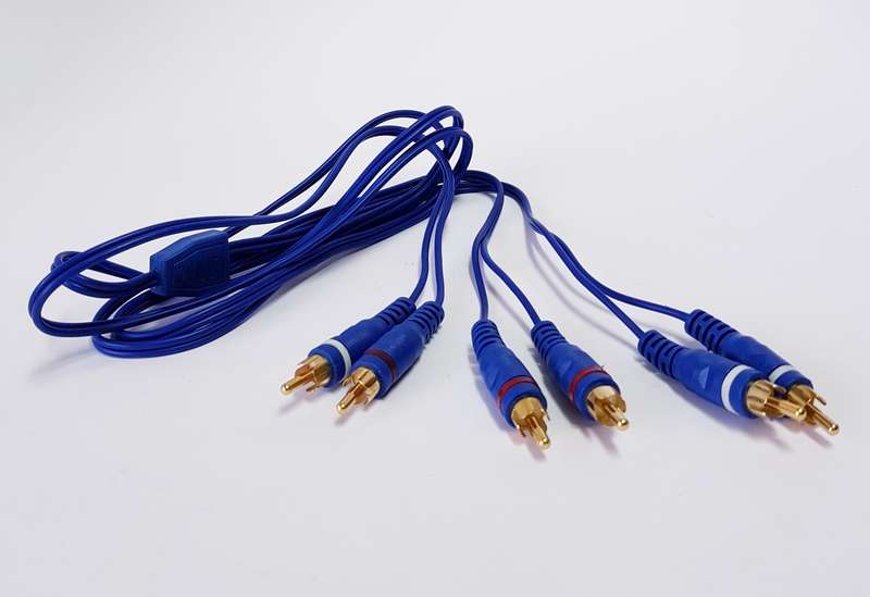 2 RCA - 4 RCA (4.5M) cable Gold RCA cable