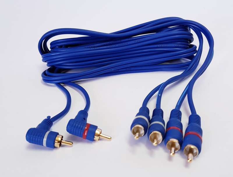 2 RCA - 4 RCA (7M) cable Gold - THICK RCA Cable