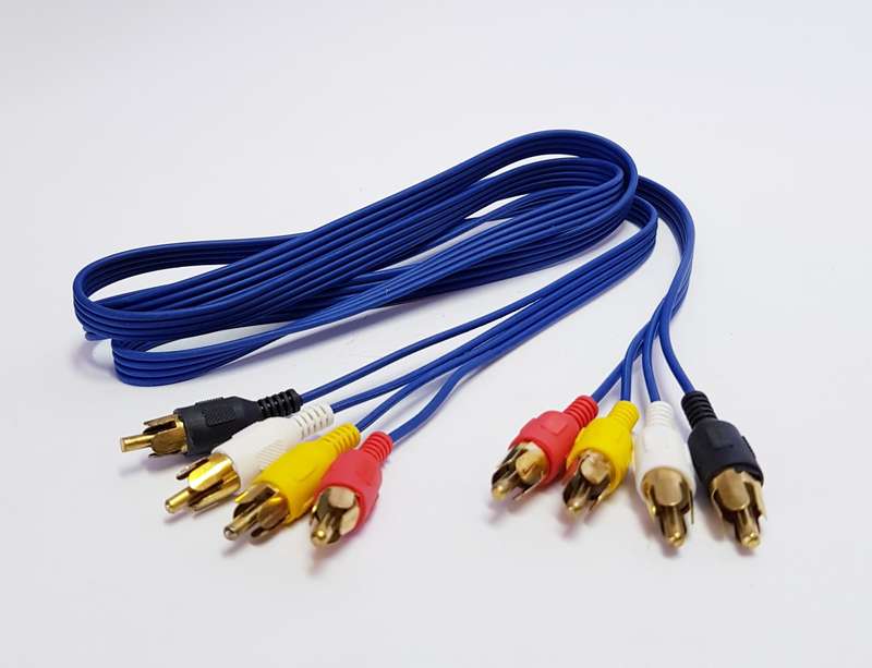 4 RCA - 4 RCA (1.5M) Gold plug - RCA cable
