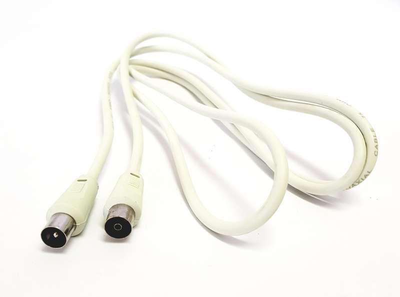 TV & Satellite Flylead Cable (Male-to-Female) - 10m