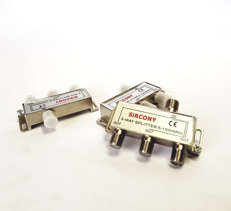 TV splitter box 3way METAL