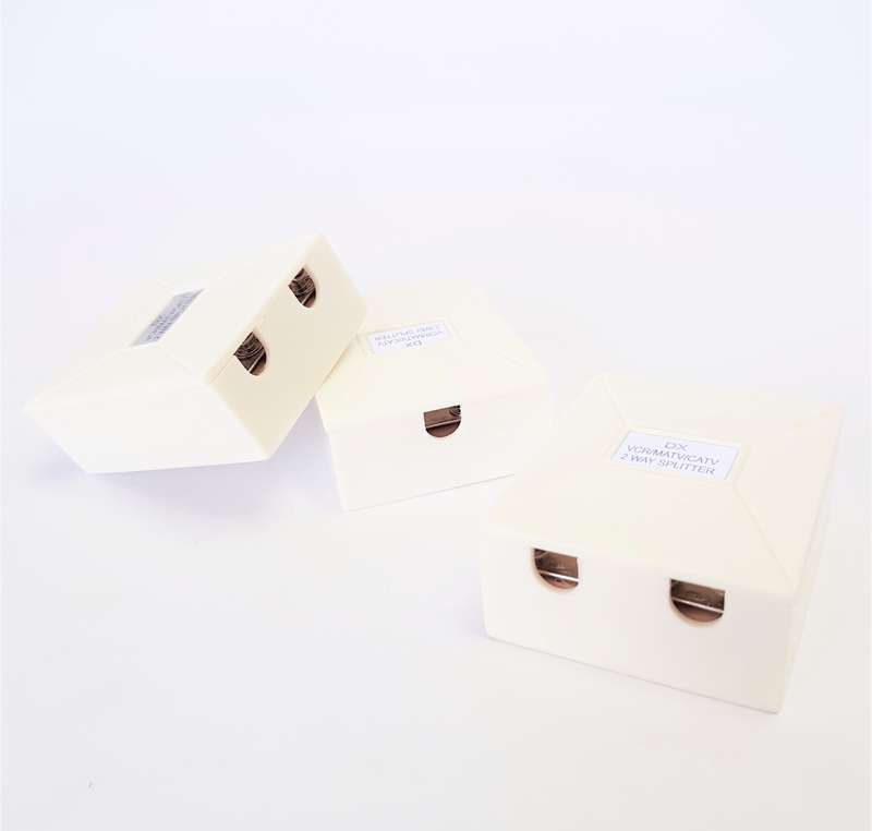 TV splitter box 2way PLASTIC