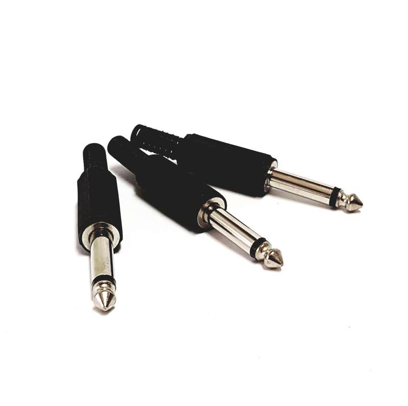 6.3mm MONO PLUG PLASTIC