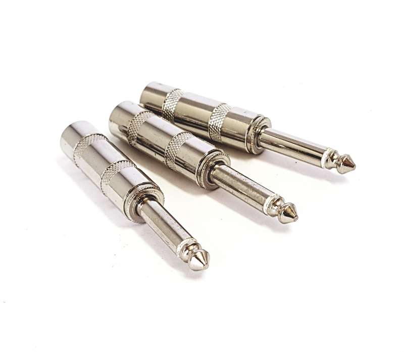 6.3mm MONO PLUG METAL (HEAVY DUTY)