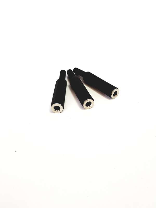 6.3mm STEREO SOCKET BLACK
