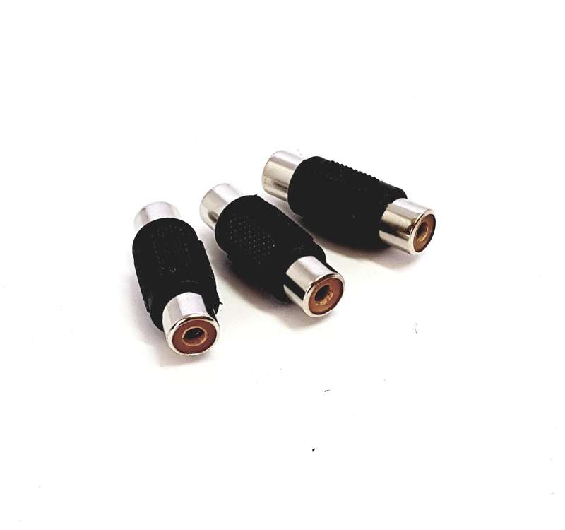 Adaptor coupler RCA - RCA Female socket