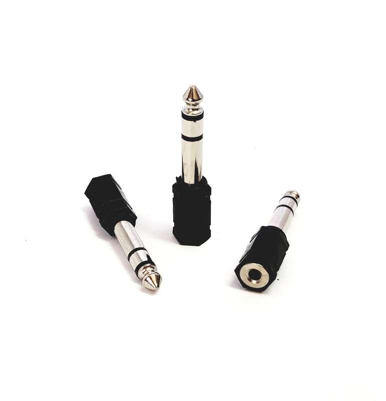 6.3mm Stereo Male to 3.5mm Stereo Female Audio Adaptor