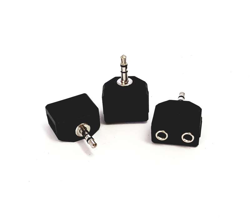 Adaptor 3.5mm STEREO (Male) to 2 x 3.5mm (Female)