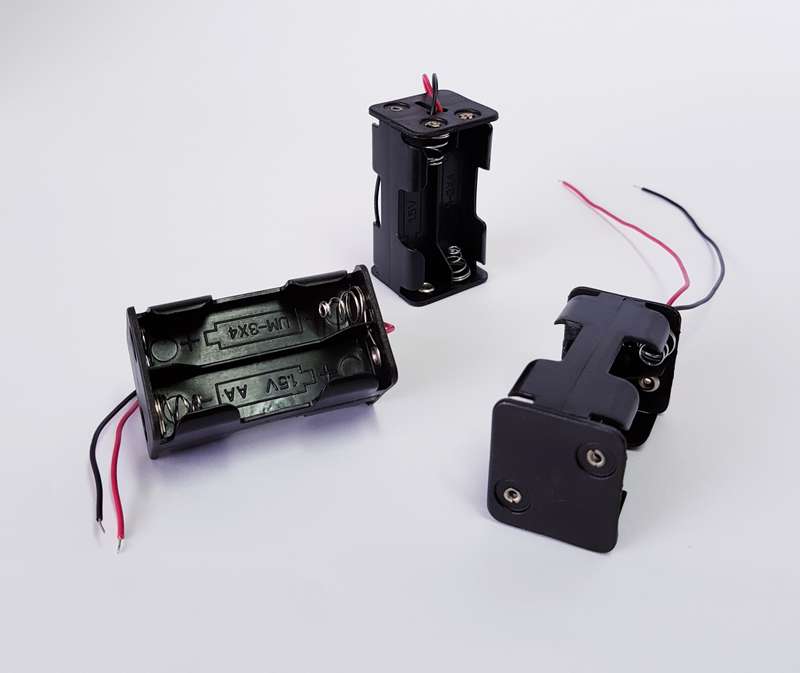 BATTERY HOLDER (4 x AA) 2pcs
