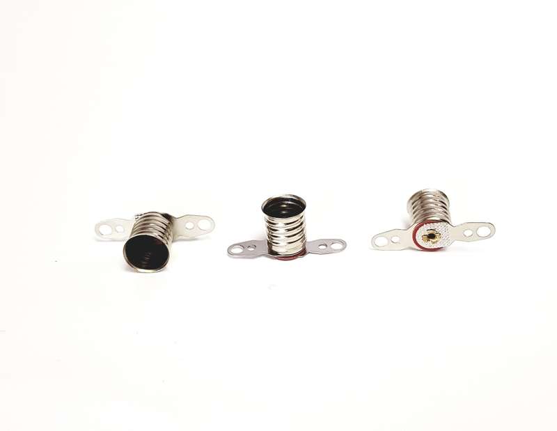 Torch Bulb Holders Screw-Type  Metal (4-Pack)