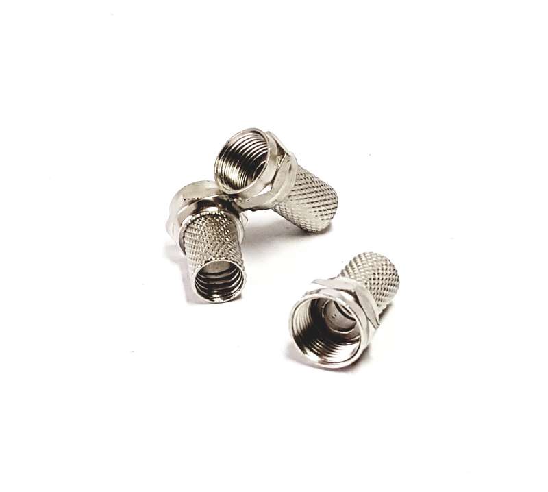 F Connector (Screw) - 10-Pack