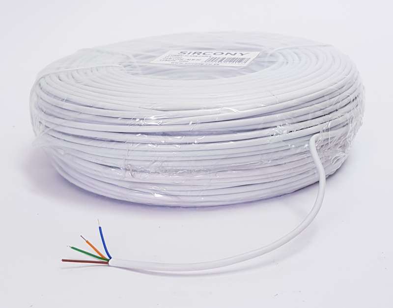 Alarm/ comms/ security CABLE 6core - WHITE (100M)