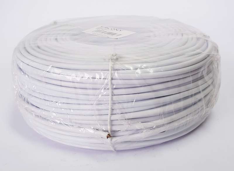 Comms/ security CABLE 12core - WHITE (100M)