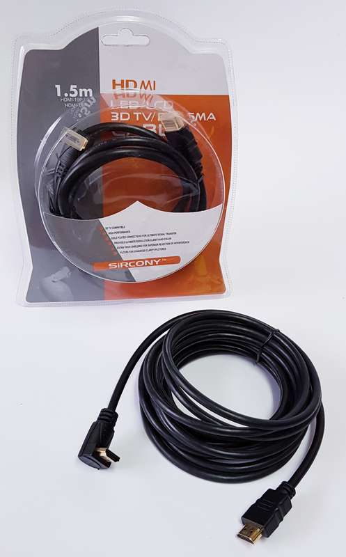 HDMI TO HDMI CABLE  (1.5M) GOLD PLUGS + FILTERS