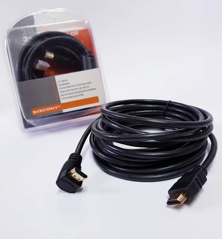 HDMI TO HDMI CABLE (3M) GOLD PLUGS