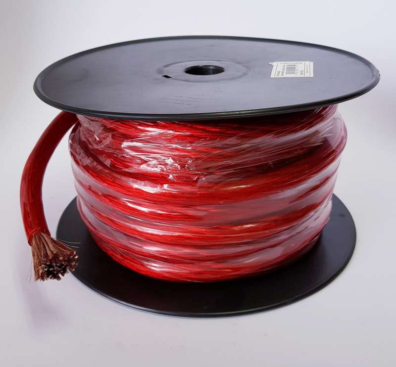 POWER CABLE (20M) RED - 0 GAUGE