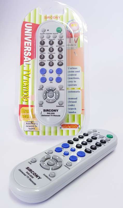Universal TV Remote control - Replacement for original (batteries NOT included)